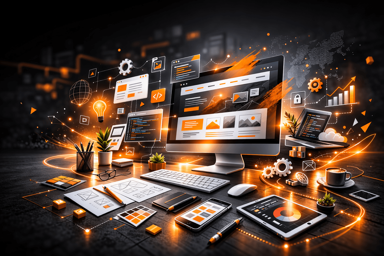 Professional website development services in Patna by Hilux Technology