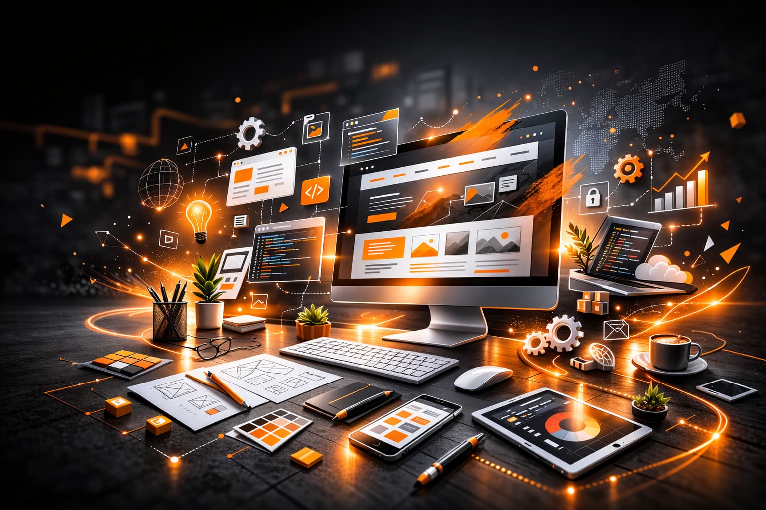 Professional website development services in Patna by Hilux Technology